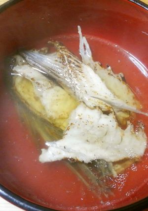 スズキの焼きあら汁-レシピのメイン写真