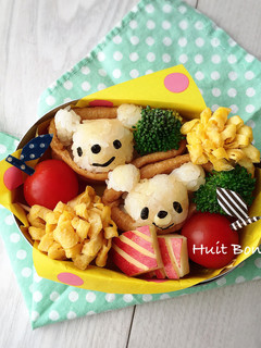 くまちゃんお弁当-レシピのメイン写真
