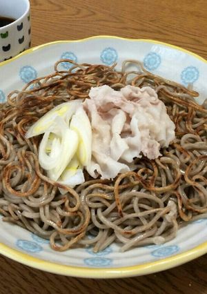 簡単♪パリパリッ!ごま油蕎麦-レシピのメイン写真