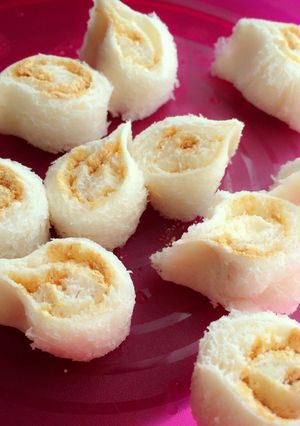 きな粉のくるくるパン(離乳食後期)-レシピのメイン写真
