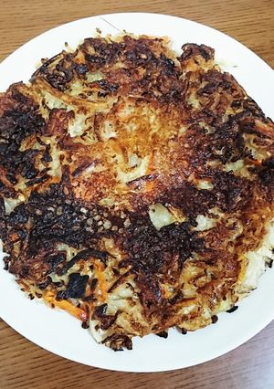 米粉でパリパリお好み焼き-レシピのメイン写真
