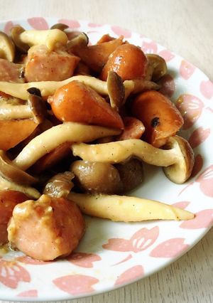 きのことウインナーのマヨ味噌ソテー-レシピのメイン写真