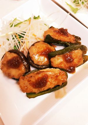 簡単！肉詰め！！！！ピーマン&しいたけ-レシピのメイン写真
