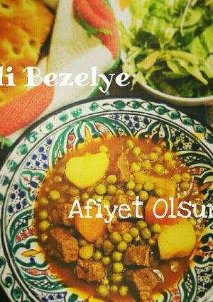 トルコ料理★グリーンピースと牛肉の煮込み-レシピのメイン写真