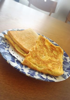 簡単卵トースト-レシピのメイン写真