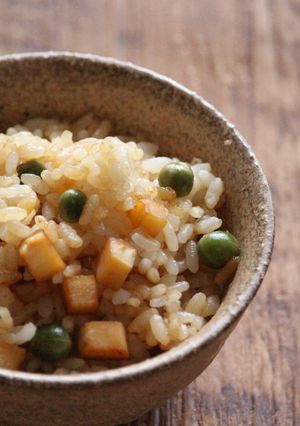 たけのことグリーンピースのまぜご飯-レシピのメイン写真
