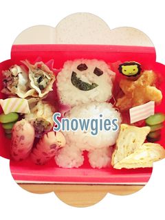 スノーギース弁当(キャラ弁)-レシピのメイン写真