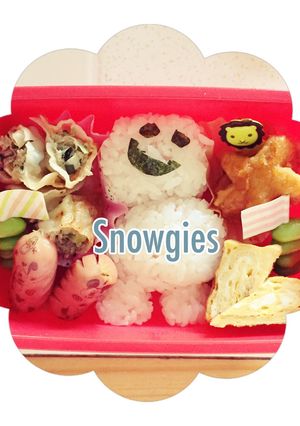 スノーギース弁当(キャラ弁)-レシピのメイン写真