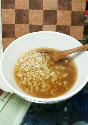 玄米の茶粥-レシピのメイン写真