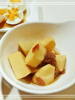 お野菜おかず:里芋の梅んつゆ煮-レシピのメイン写真