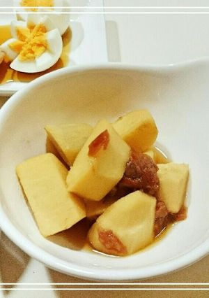 お野菜おかず：里芋の梅んつゆ煮-レシピのメイン写真