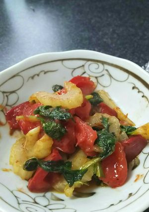 セロりとトマトのパパッとおかず-レシピのメイン写真