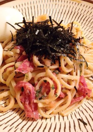 生サラミのたらこパスタ-レシピのメイン写真
