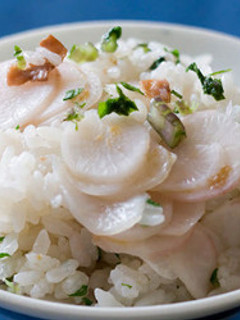 日野菜の炊き込みごはん-レシピのメイン写真