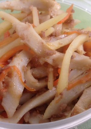 じゃがいも人参ちくわのキンピラ-レシピのメイン写真
