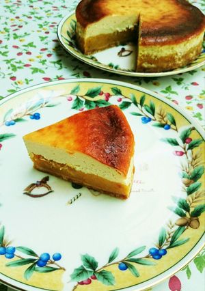 さつま芋のチーズケーキ(2層ケーキ)-レシピのメイン写真