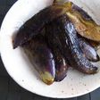 なすのしょうが焼き。
