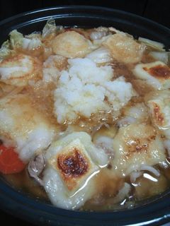 豚バラとお餅のみぞれ鍋-レシピのメイン写真