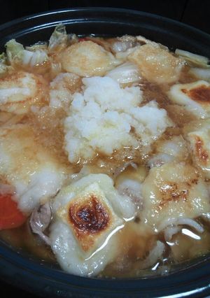 豚バラとお餅のみぞれ鍋-レシピのメイン写真