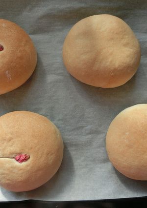 HB！フランスパン生地でムッチリあんぱん-レシピのメイン写真