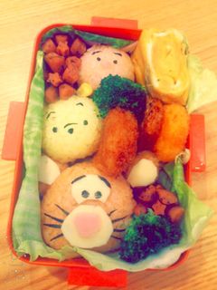 ディズニーツムツム キャラ弁-レシピのメイン写真