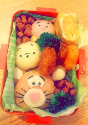 ディズニーツムツム キャラ弁-レシピのメイン写真