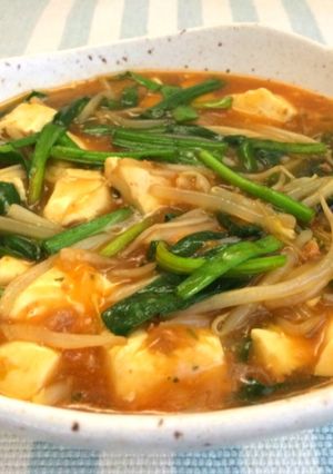 麻婆ニラもやし-レシピのメイン写真