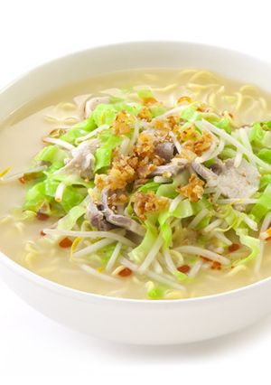 ゆで豚こがしニンニク麺-レシピのメイン写真