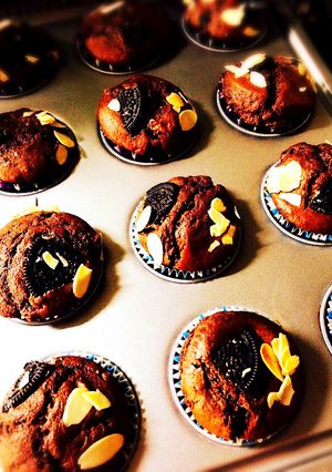 オレオでチョコカップケーキ♪-レシピのメイン写真
