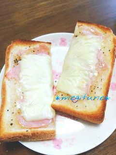 メープルのチーズ生ハムトースト♡-レシピのメイン写真