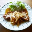 和風トンテキ☆新玉たっぷりソース♪