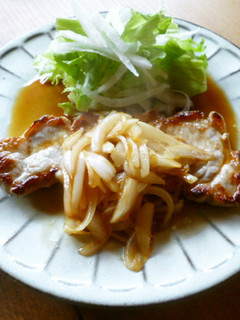 和風トンテキ☆新玉たっぷりソース♪-レシピのメイン写真