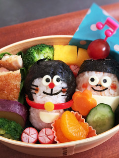 簡単&可愛い☆ドラえもん弁当☆キャラ弁-レシピのメイン写真