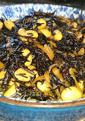 おばあちゃんの味、大豆とひじきの煮物❗-レシピのメイン写真