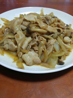 ☆豚バラ肉とたまねぎの焼肉炒め☆-レシピのメイン写真