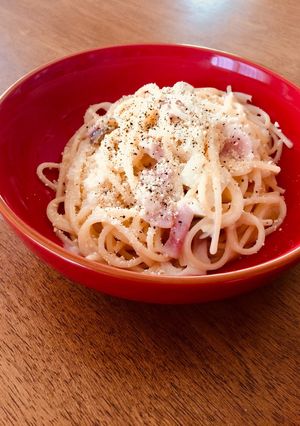 *ワンポット*カルボナーラ風マヨパスタ-レシピのメイン写真