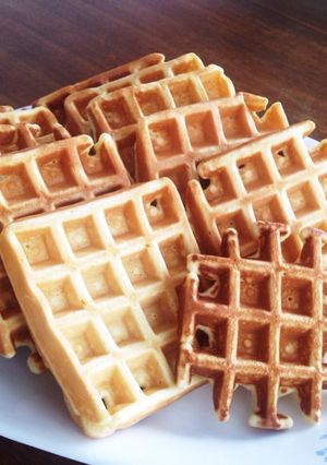 HMで簡単♪朝食にも♪ココナッツワッフル-レシピのメイン写真