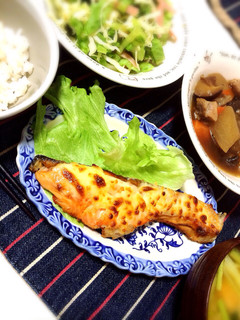 簡単!鮭のマヨチーズ焼き♡-レシピのメイン写真