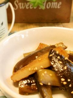 ぱぱっと!茄子の煮物-レシピのメイン写真