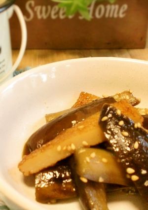ぱぱっと！茄子の煮物-レシピのメイン写真