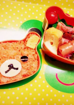 キャラ弁♡リラックマ-レシピのメイン写真