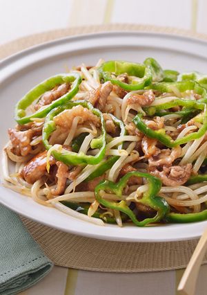 もやしと豚こま肉の青椒肉絲-レシピのメイン写真