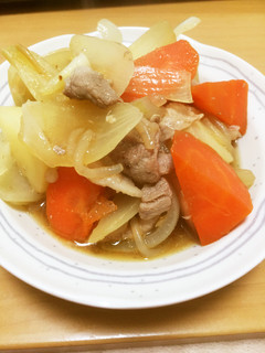 短時間で簡単に 豚肉で肉じゃが-レシピのメイン写真