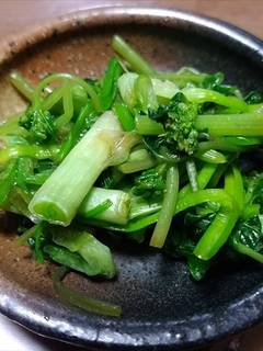 ピリ辛！！葉(花)わさびの醤油漬け by じゅびにゃん