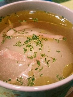 簡単♪まるごと新玉ねぎのスープ♪-レシピのメイン写真