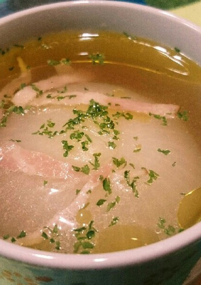 簡単♪まるごと新玉ねぎのスープ♪-レシピのメイン写真