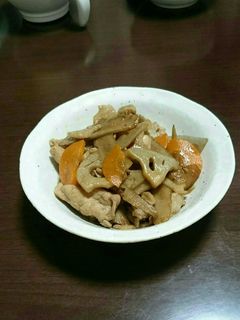 豚肉と根菜のオイスター炒め♪-レシピのメイン写真