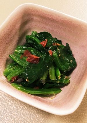 ほうれん草のおひたし❃梅かつお風味❃-レシピのメイン写真