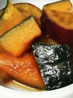 簡単!カボチャとさつまいもの煮物★-レシピのメイン写真