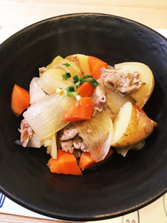〜炊飯器レシピ③〜豚肉で肉じゃが-レシピのメイン写真